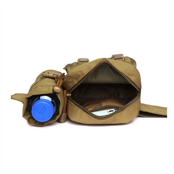 Jungle Camouflage Army Field Portable Tactical Waist Backpack Water Bottle Bag For Outdoor Camping